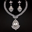 Show details for Platinum Plated Big 2 Piece Jewelry Set at Super Low Price