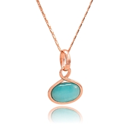 Picture of Zinc Alloy Opal Pendant Necklace at Super Low Price