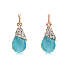 Show details for Unusual Small Zinc Alloy Dangle Earrings