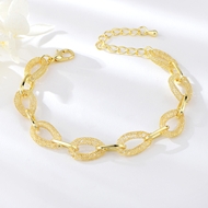 Picture of Best Small Gold Plated Fashion Bracelet