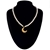 Picture of Nickel Free Gold Plated Big Short Chain Necklace with Easy Return