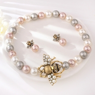 Show details for Classic Pink 2 Piece Jewelry Set with Fast Delivery