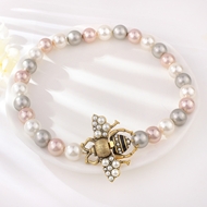 Show details for Pretty Artificial Pearl Oxide Short Chain Necklace