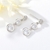 Picture of 925 Sterling Silver Cubic Zirconia Dangle Earrings in Exclusive Design