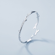 Picture of Best Small 925 Sterling Silver Fashion Bangle