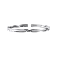 Picture of 999 Sterling Silver Small Fashion Bangle with Full Guarantee