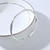 Picture of Hypoallergenic Platinum Plated 999 Sterling Silver Fashion Bangle with Easy Return