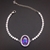 Picture of Charming Purple Zinc Alloy Fashion Bracelet As a Gift