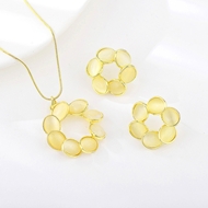 Picture of Latest Small Gold Plated 2 Piece Jewelry Set