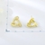 Picture of Great Artificial Crystal White Stud Earrings