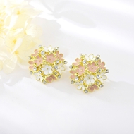 Picture of Brand New Pink Medium Stud Earrings with Full Guarantee