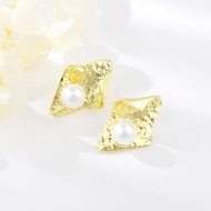 Picture of Famous Medium White Stud Earrings