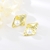 Picture of Famous Medium White Stud Earrings