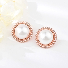 Show details for Fancy Medium Copper or Brass Stud Earrings