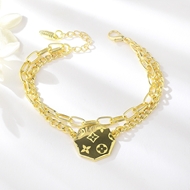 Show details for Latest Small Gold Plated Fashion Bracelet