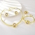 Picture of Fashionable Big Gold Plated 4 Piece Jewelry Set