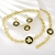 Picture of Designer Gold Plated Black 4 Piece Jewelry Set with 3~7 Day Delivery