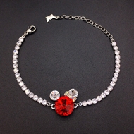 Show details for Low Cost Platinum Plated Swarovski Element Fashion Bracelet with Low Cost