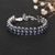 Picture of Low Cost Platinum Plated Copper or Brass Fashion Bracelet for Female