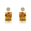 Show details for Yellow Big Dangle Earrings with Low MOQ
