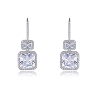 Picture of Luxury Cubic Zirconia Dangle Earrings with Worldwide Shipping