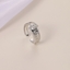 Show details for Stylish Small Platinum Plated Adjustable Ring