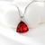 Picture of Buy Platinum Plated Red Pendant Necklace with Wow Elements