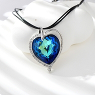 Show details for Good Quality Swarovski Element Platinum Plated Pendant Necklace