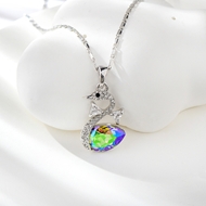 Show details for Latest Swarovski Element Zinc Alloy Pendant Necklace