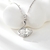 Picture of Impressive White Platinum Plated Pendant Necklace with Low MOQ