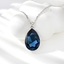 Show details for Zinc Alloy Blue Pendant Necklace with 3~7 Day Delivery
