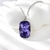 Picture of Attractive Purple Swarovski Element Pendant Necklace For Your Occasions