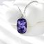 Show details for Attractive Purple Swarovski Element Pendant Necklace For Your Occasions