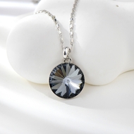 Show details for Irresistible Black Swarovski Element Pendant Necklace Direct from Factory