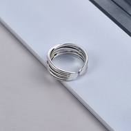 Picture of Quality Classic Platinum Plated Adjustable Ring