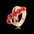 Picture of Featured Red Classic Fashion Ring with Full Guarantee
