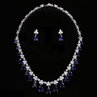 Show details for Luxury Cubic Zirconia 2 Piece Jewelry Set with Fast Delivery