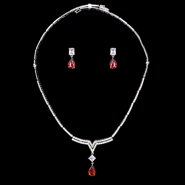 Picture of Fast Selling Red Luxury 2 Piece Jewelry Set from Editor Picks