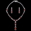 Show details for Great Cubic Zirconia Platinum Plated 2 Piece Jewelry Set