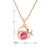 Picture of Zinc Alloy Rose Gold Plated Pendant Necklace at Unbeatable Price