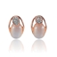 Show details for Sparkling Small White Stud Earrings