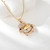 Picture of Affordable Zinc Alloy Rose Gold Plated Pendant Necklace from Trust-worthy Supplier