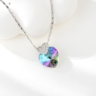 Show details for Zinc Alloy Platinum Plated Pendant Necklace with 3~7 Day Delivery