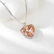 Show details for Zinc Alloy Orange Pendant Necklace in Flattering Style