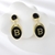 Picture of Unique Enamel Gold Plated Dangle Earrings