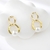 Picture of Brand New White Gold Plated Dangle Earrings with Full Guarantee