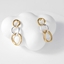Show details for Good Small Gold Plated Dangle Earrings