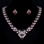 Show details for Bling Big Cubic Zirconia 2 Piece Jewelry Set