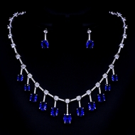 Show details for Copper or Brass Blue 2 Piece Jewelry Set at Super Low Price