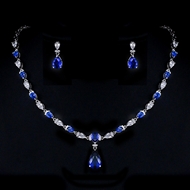 Show details for Luxury Big 2 Piece Jewelry Set for Her